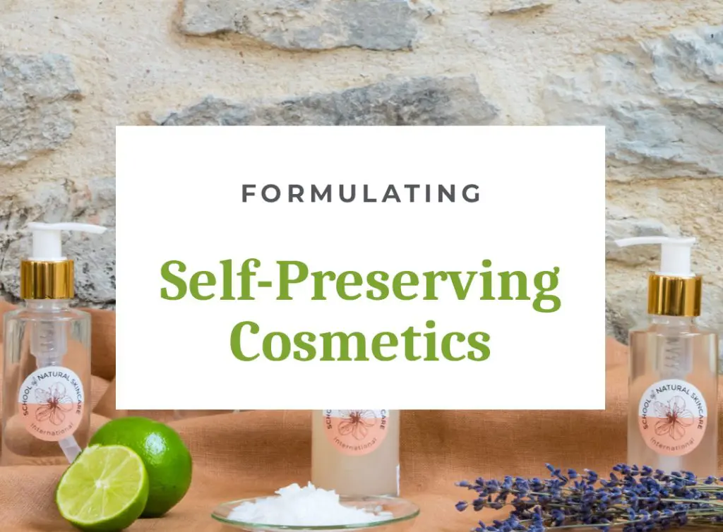 Formulating self-preserving cosmetics with natural ingredients.